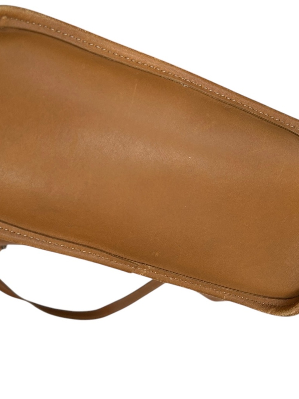 coach vintage 90s classic British tan saddle leather medium bucket bag - Picture 7 of 8